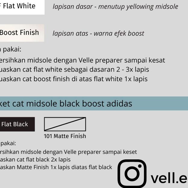 Cat Sol Karet Sepatu - permanen | merek: Velle - bukan Angelus - Pak. Sol Hitam