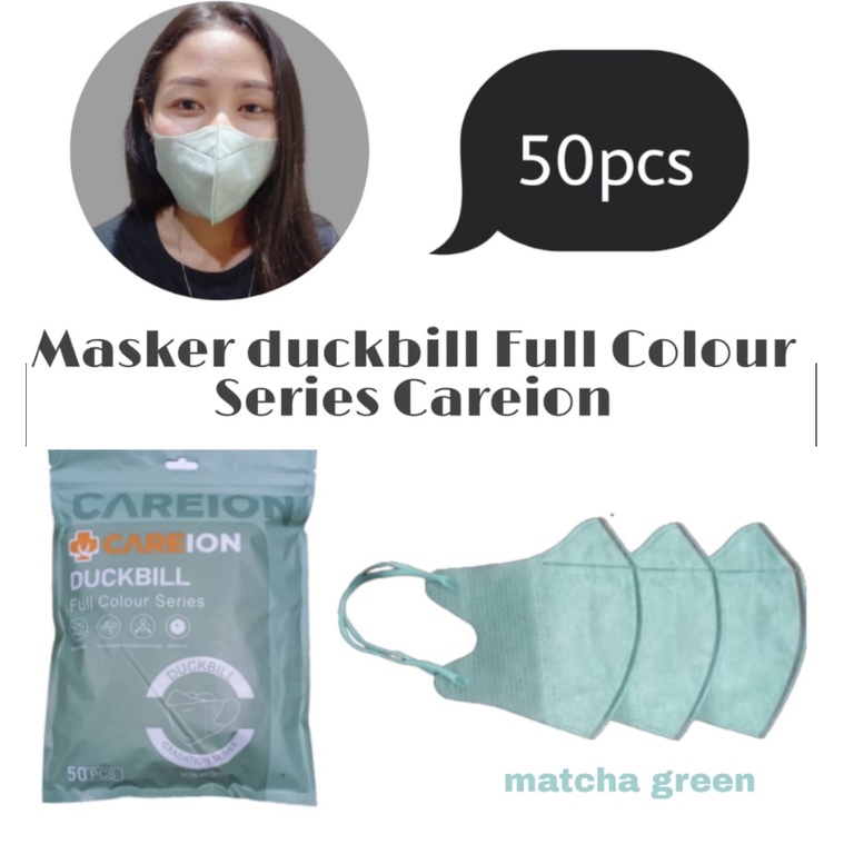 MASKER DUCKBILL CAREION WARNA 3PLY ISI 50 pics