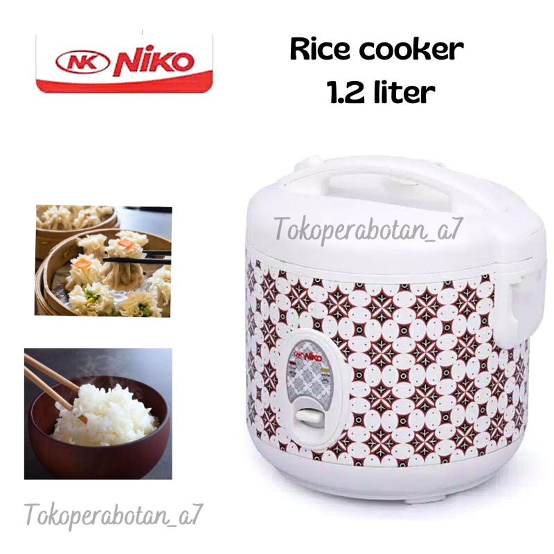 Rice cooker penanak nasi Niko RC12/ magic com niko kecil/magic com kost