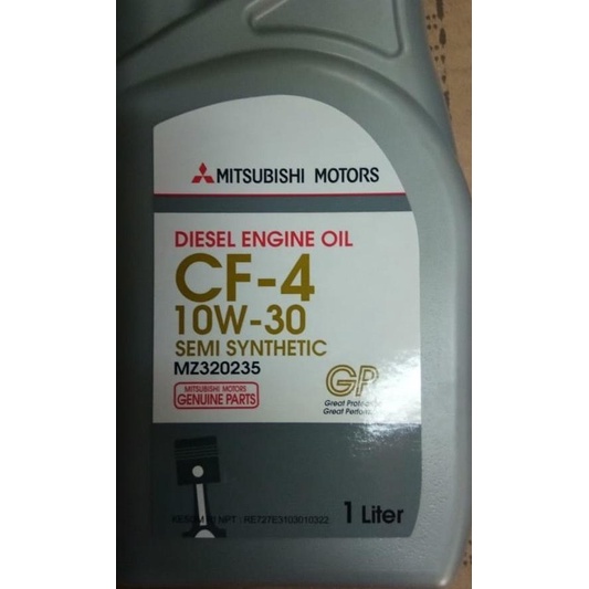 Oli Mesin Mitsubishi Diesel Cf-4 10W-30 Semi Synthetic 1 liter