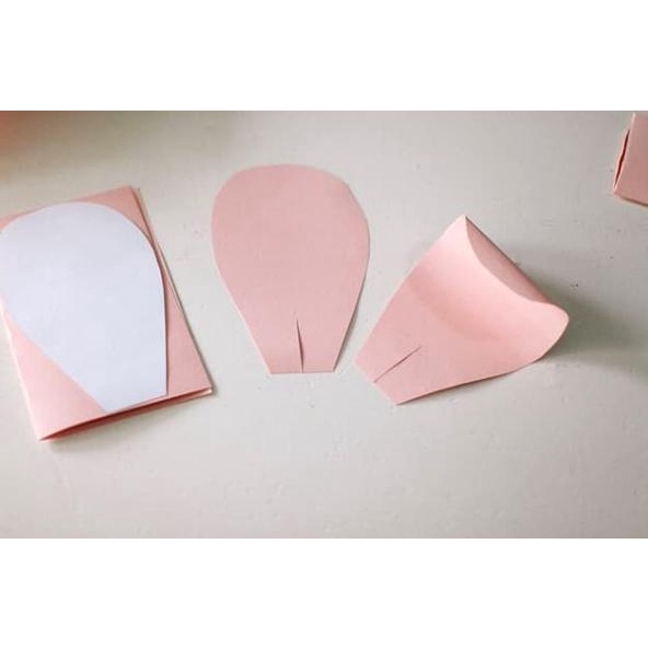Template Pola Paper Flower C