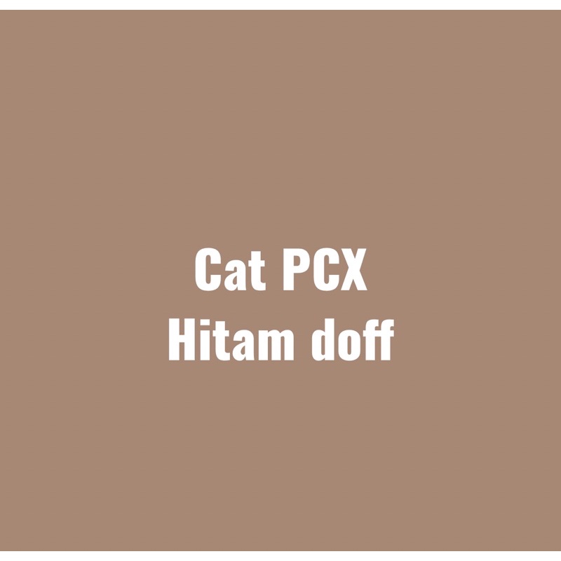 Cat PCX hitam doff