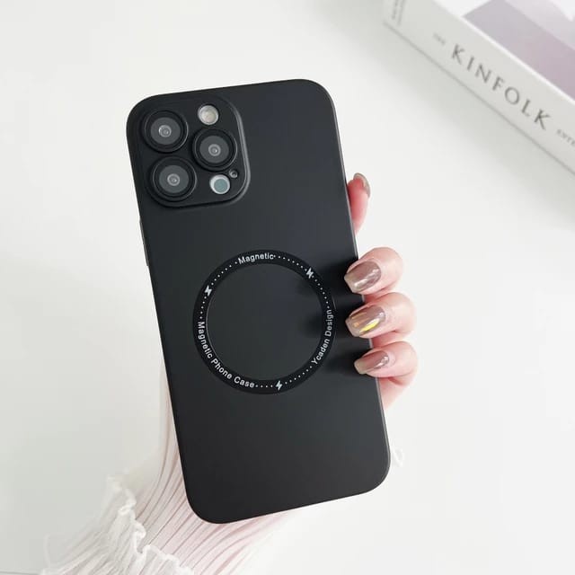 IPHONE 12 13 14 PRO MAX 14 PLUS MAGSAFE CASE CAMERA GLASS SKIN FEEL