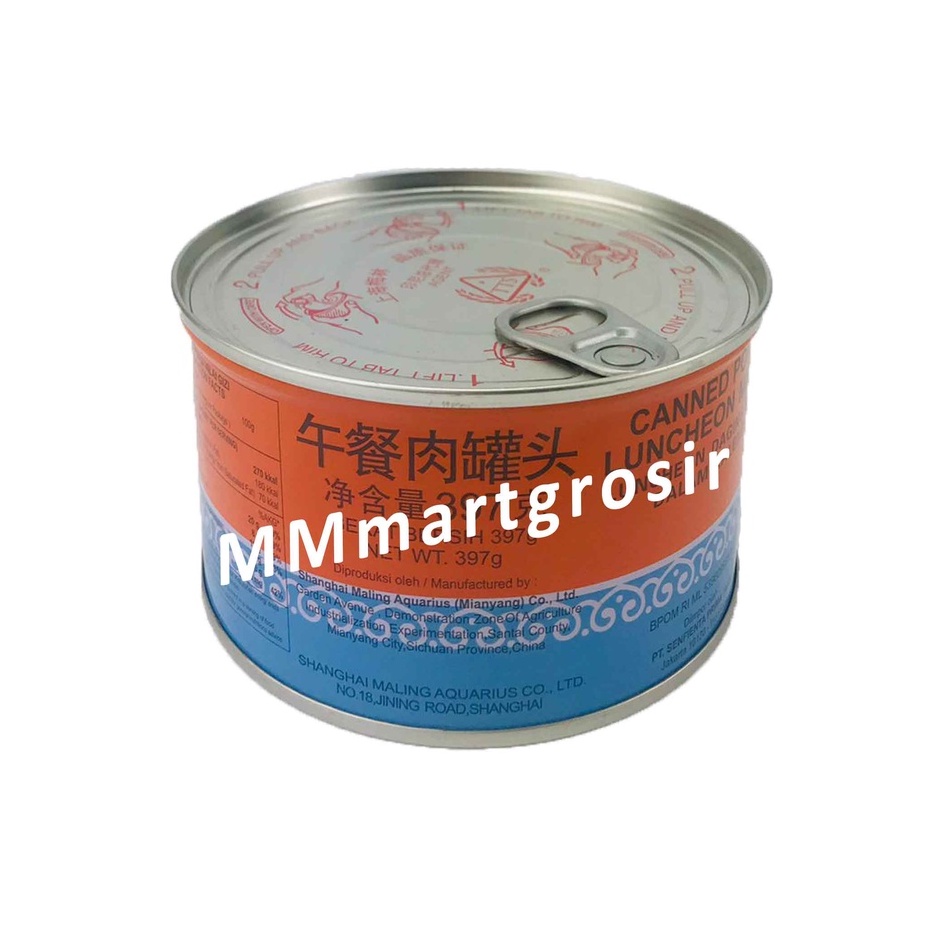 Maling TTS / Pork Luncheon Meat / Luncheon Daging Babi Dalam Kaleng / 397g