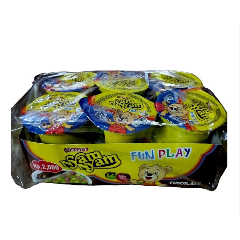 

NYAM NYAM FUN PLAY CHOCOLATE ISI 12