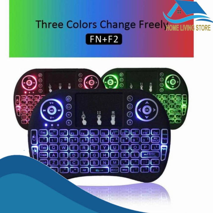 Produk Terbaru Remot Keyboard Wireless Dengan Touchpad/Smart Tv/Android Tv/Indihome R