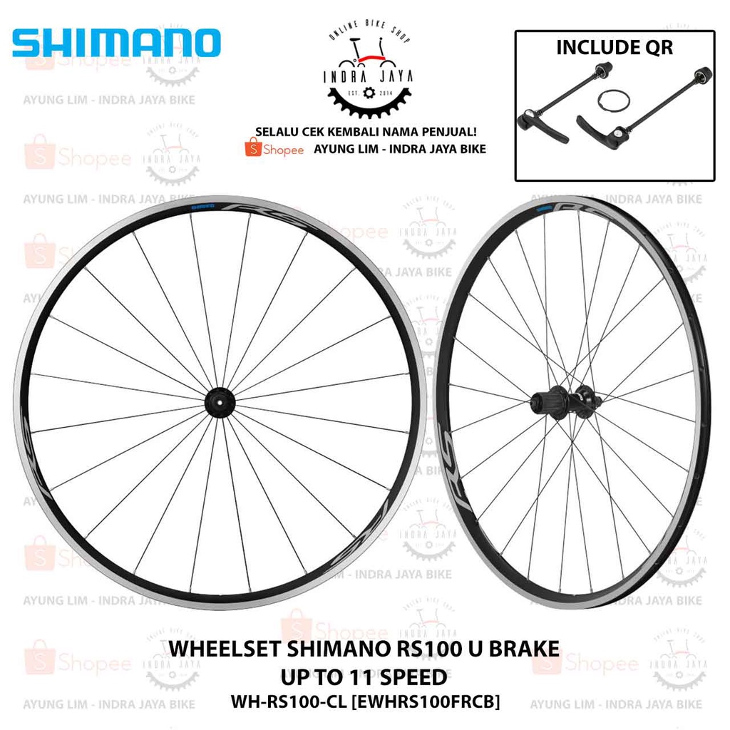 Shimano Wheelset WH-RS100 - Clincher