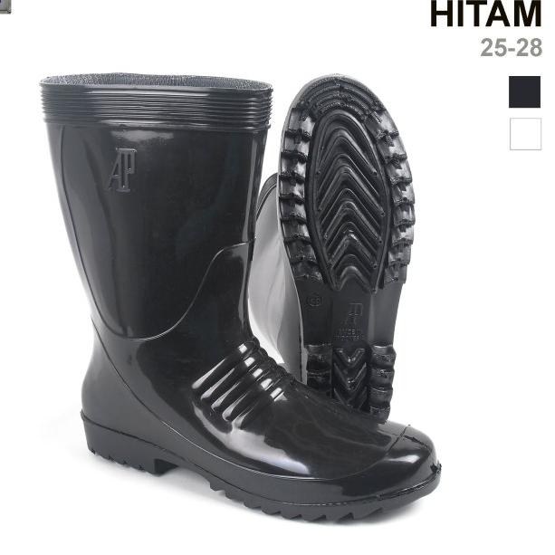 AP Boots AP 1 Hitam - Sepatu Boots PVC - 25
