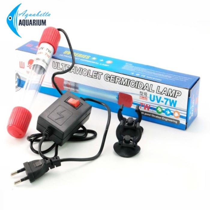 Lampu Uv Aquarium 5 watt Yamano UV 5w Pembasmi Lumut Akuarium Aquascap