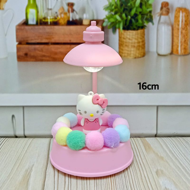 Lampu Meja Musik Hiasan Hello Kitty
