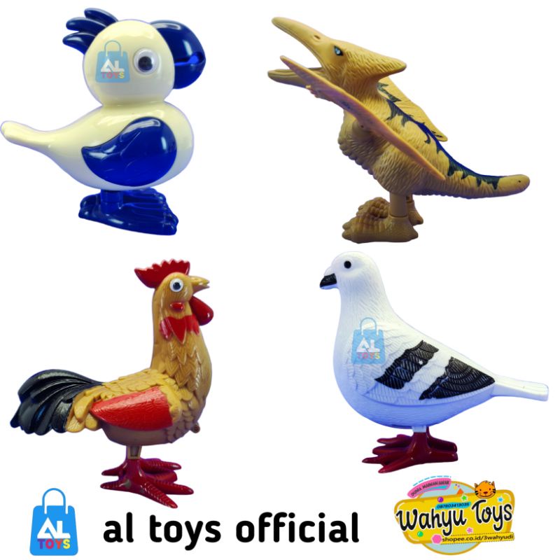 Mainan Kunci Putar Anak Ayam / Ayam Jago Berjalan