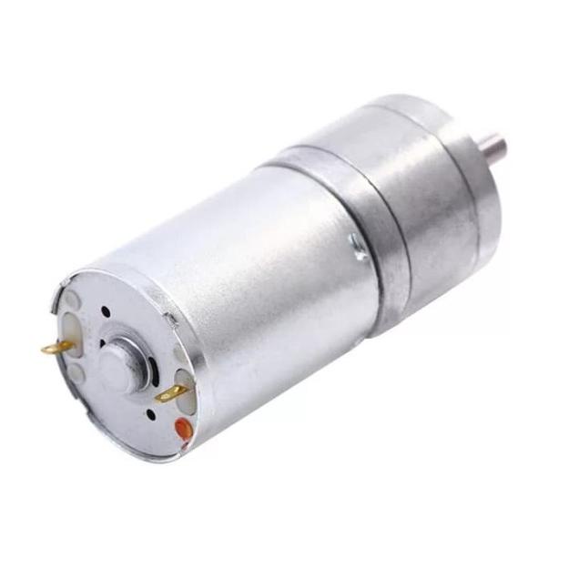 Motor DC Gearbox 12V 130Rpm Gear Box High Torque 20Kgcm Shaft 4mm