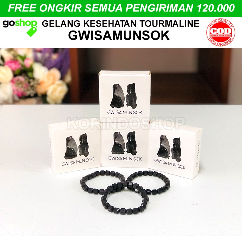 Gelang Kesehatan Batu Gwisamunsok Segi 8 Original