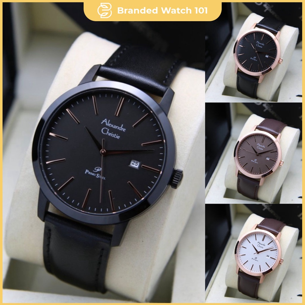 ORIGINAL Jam Tangan Pria Alexandre Christie AC 1007/AC 1008/AC 1011/AC 1012/AC 1014/AC 1015/AC 1017/AC 1019/AC 1024/AC 1025/AC 1026/AC 1027/AC 1028/AC 1029/AC 1030/AC 1031/AC 1032/AC 1033/AC 1034/AC 1035/AC 1036/AC 1037 Garansi Resmi 1 Tahun, Leather