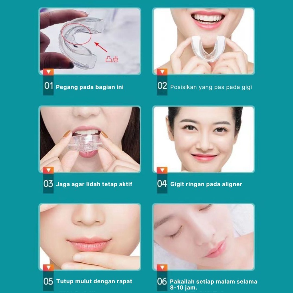 Trainer Teeth Behel Perapih Pelindung Gigi Bruxism De Sa Dental USA