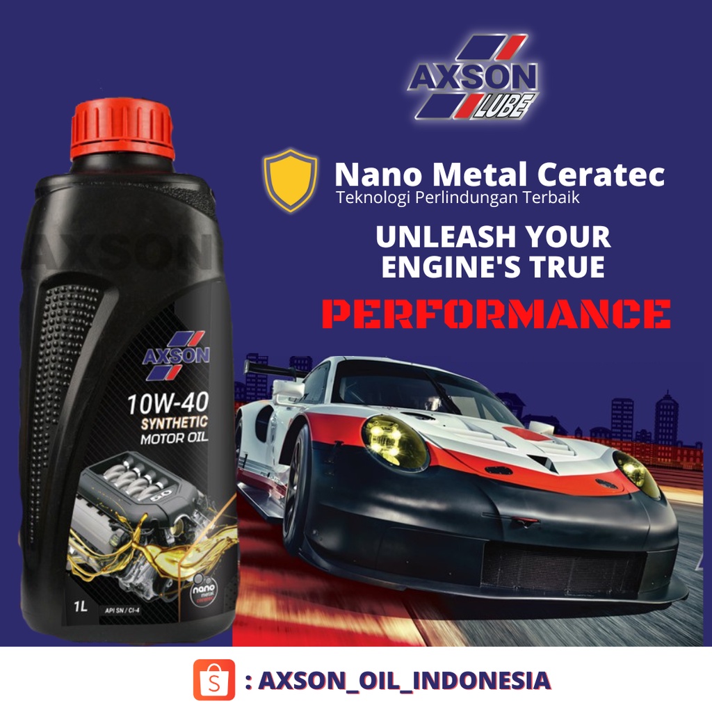 Axson Synthetic Car Oil 10W-40