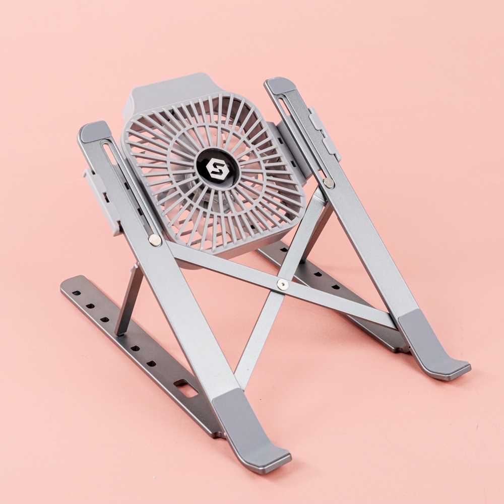 TG - AE DANYCASE Laptop Stand Aluminium Foldable With Cooling Fan - DC1316