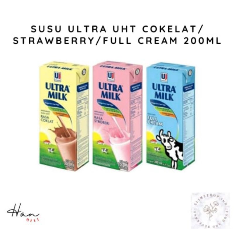 

Susu Ultra UHT Coklat / Strawberry 200ml