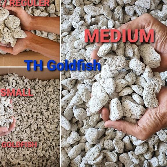 Repack 1/2 kg Size S (Small) Crystal Bio Media Filter