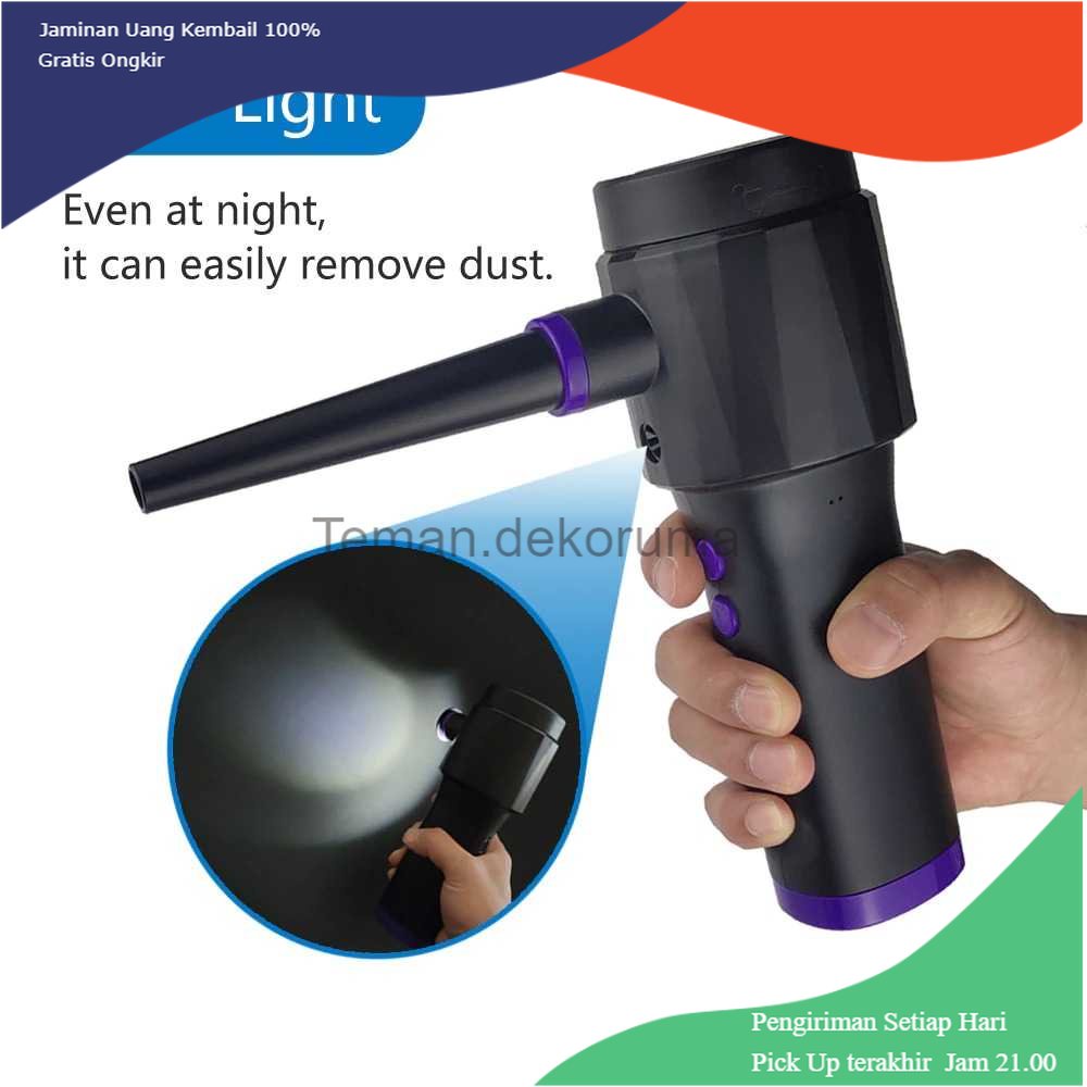 TD - PR2 LETUUP Car Vacuum Cleaner2in1 Air Duster Blower USB 6000mAh - WD-1918