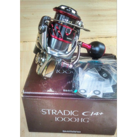 Shimano Stradic C14+ 1000 HG Tanpa knob handle gomexus