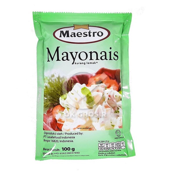 

Mayonaise Maestro 100 gr sachet