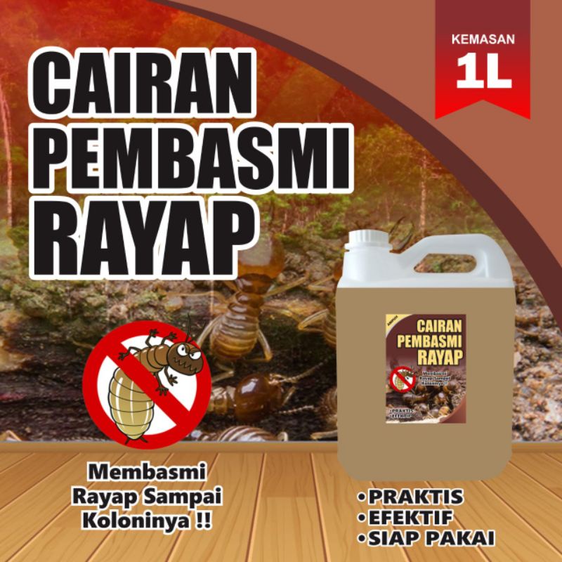 Cairan pembasmi rayap dan serangga refill kemasa jurigen 1 liter