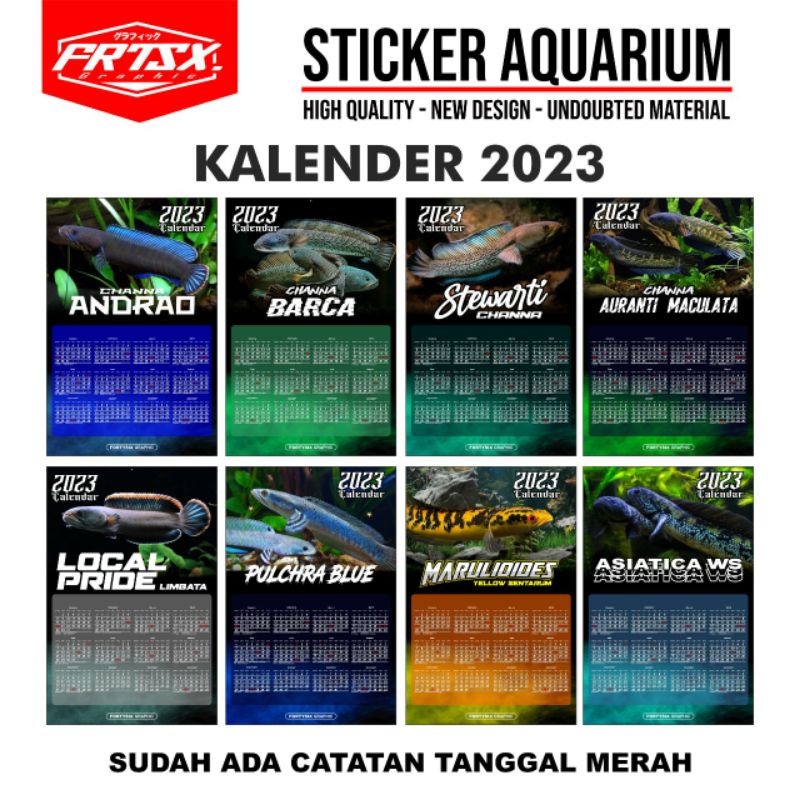 

Calendar 2022 Channa | Kalender Channa | Kalender ikan channa