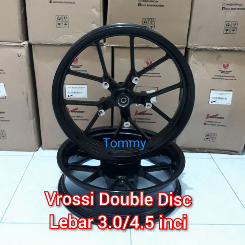 Velg Rossi Double Disc Cbr 150R facelift k45g K45N K45R CBR150 Lokal K45 CBU New CB 150 LED Lebar 3.