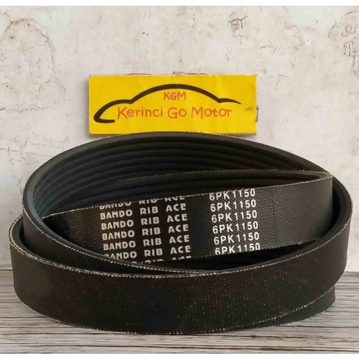 BANDO VAN BELT 6PK 1150 RIB BELT TALI KIPAS 6PK-1150 FAN BELT ALUR