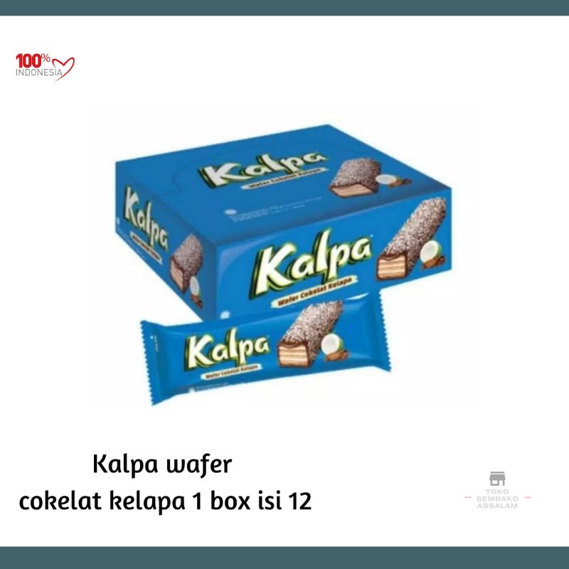 

kalpa wafer cokelat kelapa 1 box / kapla cokelat / wafer kelapa