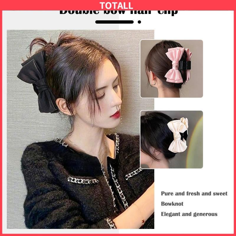 COD Jepit Rambut Besar Busur Jepitan Rambut Korea Fashion Gaya Untuk Wanita-Totall