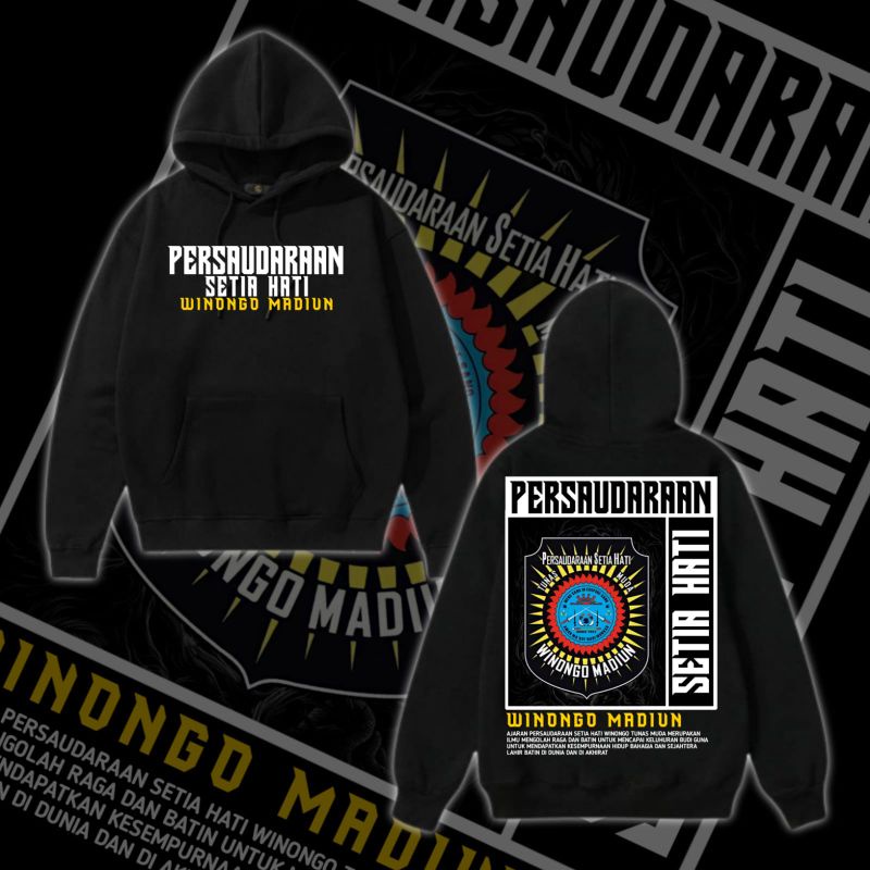 HOODIE PSHW / TS HOODIE PSHW / KAOS PSHW WINONGO MADIUN DESAIN TERBARU BAHAN PREMIUM KUALITAS TERBAI