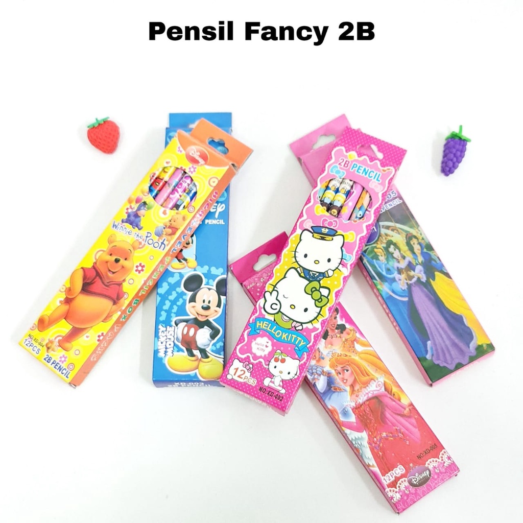 

SOS Pensil Biasa Fancy 2B Packing Dus (12pc)/Pencil/Potlot