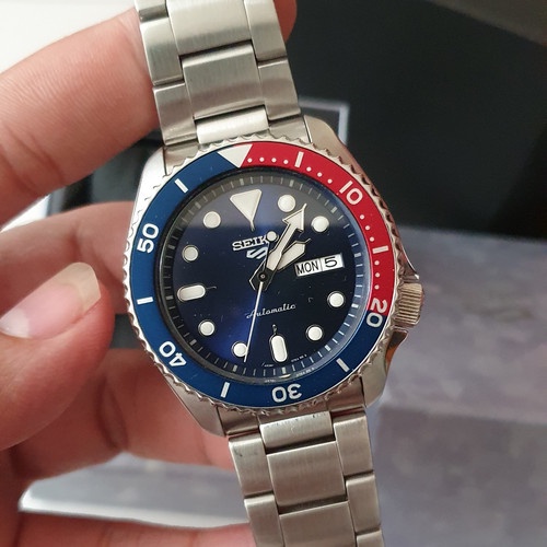 Jam Tangan Pria Seiko 5 Sports SRPD53K1 SRPD53 Automatic Blue Terbaru Original