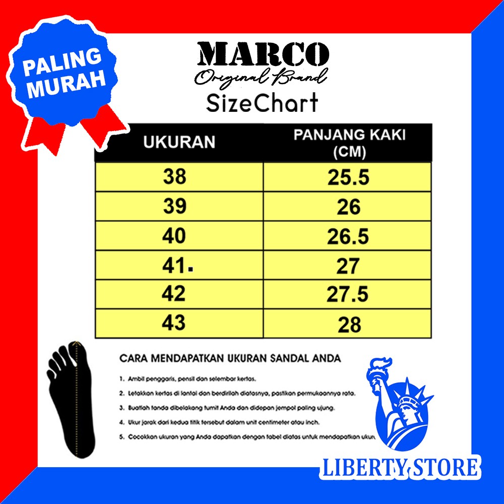 Sandal Sorong Kasual Pria Dewasa Kekinian Original MARCO MB - 03