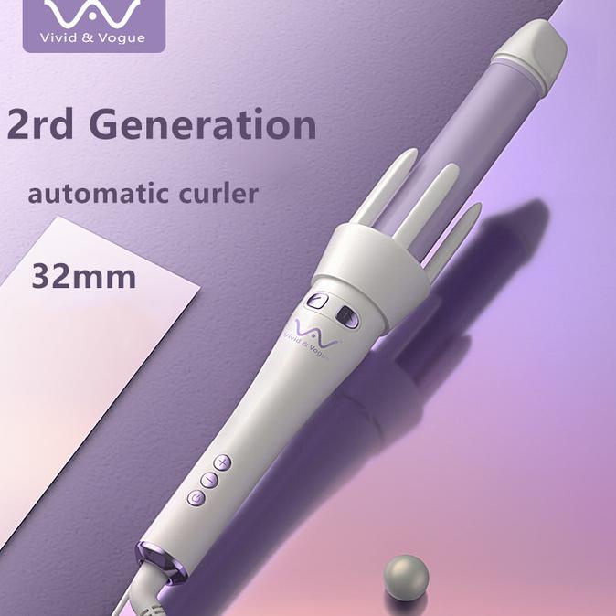 Catokan Curly Otomatis VIVID VOGUE GEN2 Ungu 32mm