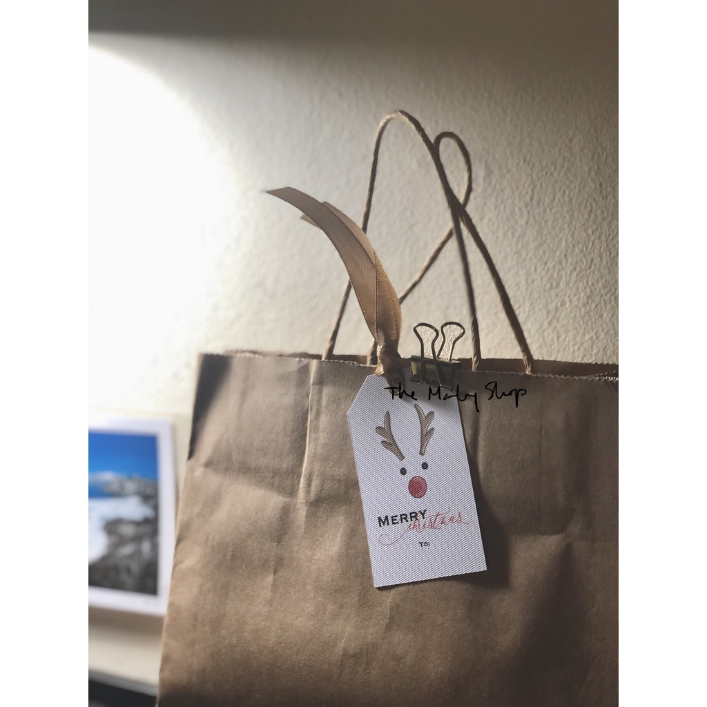 

Hangtag parcel natal label gift tag souvenir kartu ucapan hampers Merry Christmas 15