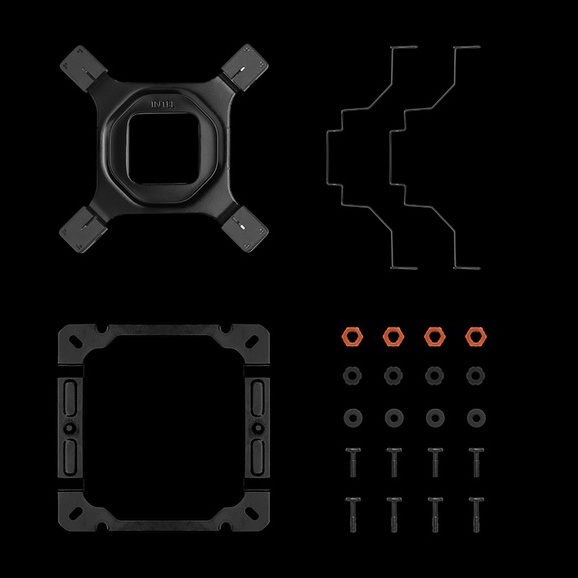 CPU COOLER DEEPCOOL AK400 ZERO DARK | 12CM FAN W/LGA1700