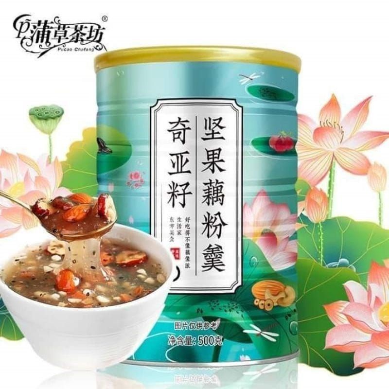 

HALAL MAKANAN SEHAT LOTUS ROOT POWDER/BUBUK AKAR TERATAI NUTS SET 500 gr china