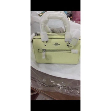 Preloved Coach Crossgrain Mini Rowan 1x pakai
