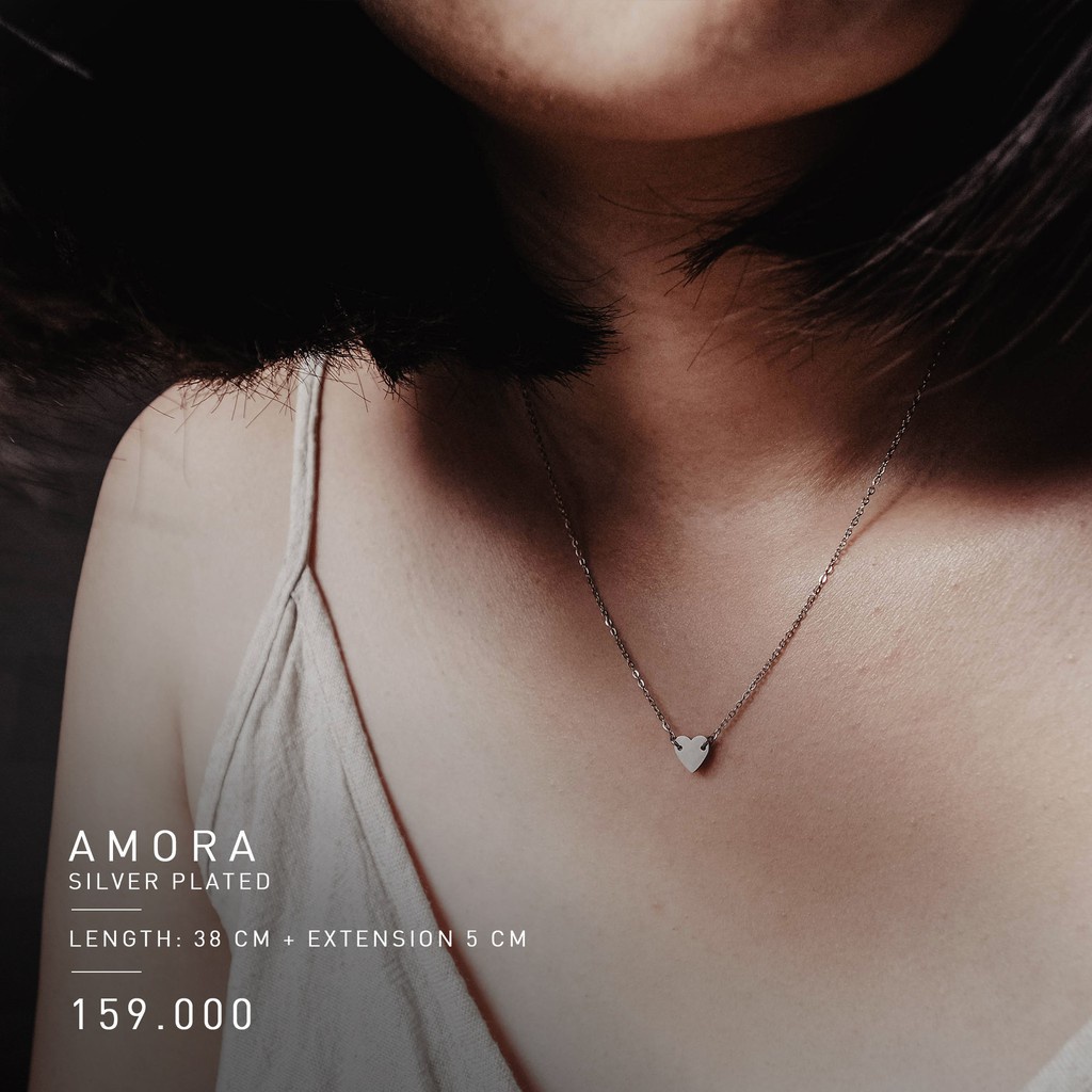 AMORA NECKLACE (STAINLESS STEEL + 18K GOLD PLATED) - ANTI KARAT