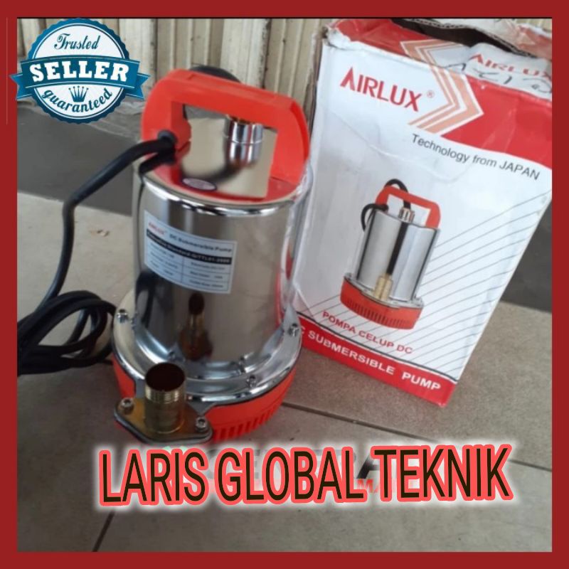 Pompa celup kolam stainless pompa celup air bersih AIRLUX DC 12V