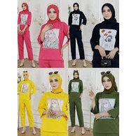 SETELAN POLOS ANDIN // SET ANDIN KATUN // SETELAN SABLON MURAH