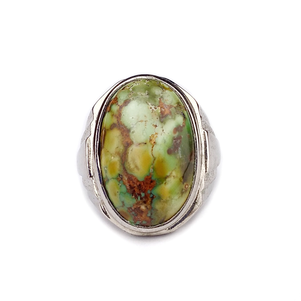 Natural Batu Cincin Pirus Persia Motif Lawasan Top HQ