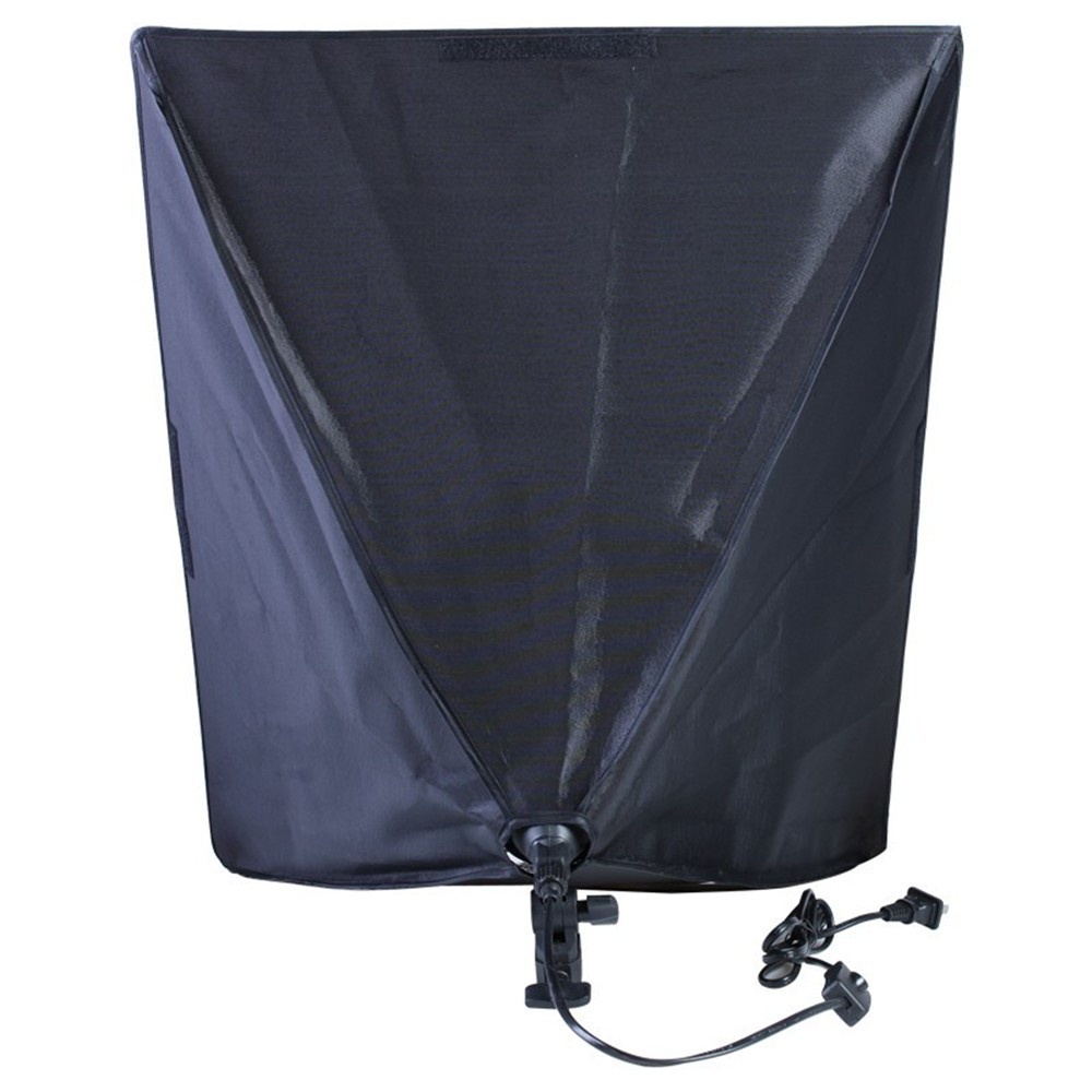 Softbox Photography Lighting Kit 45W 5500K untuk Live Streaming Studio Lighting/Potret Fotografi/YouTube Video dengan E27 Socket 50x70cm SoftBox