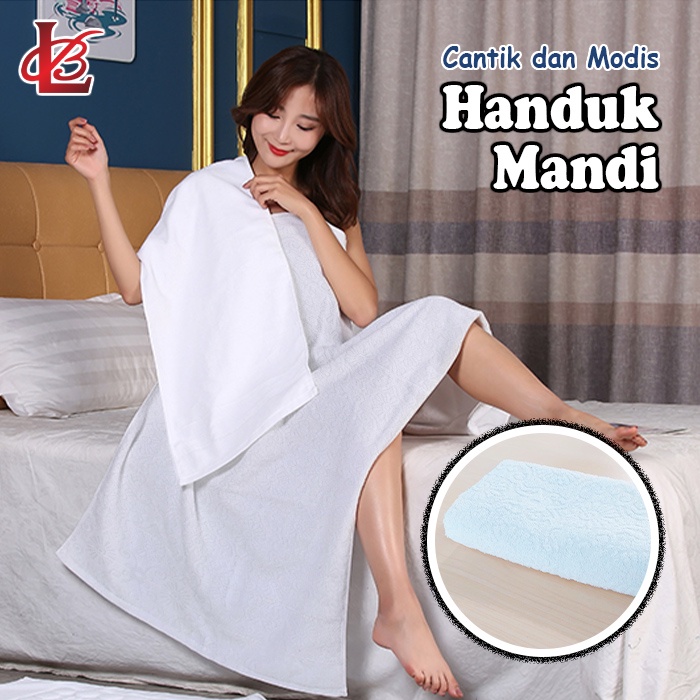 Handuk Mandi 70x140 cm High Quality / Daya Serap Yang Bagus (100% COTTON) BISA COD Handuk Mandi H101HE