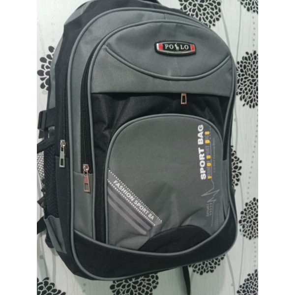 Tas Ransel Polo Tas Kuliah Tas Sekolah SMP SMA Tas Laptop