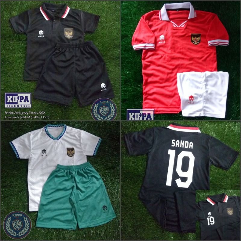 Setelan Jersey Timnas Anak