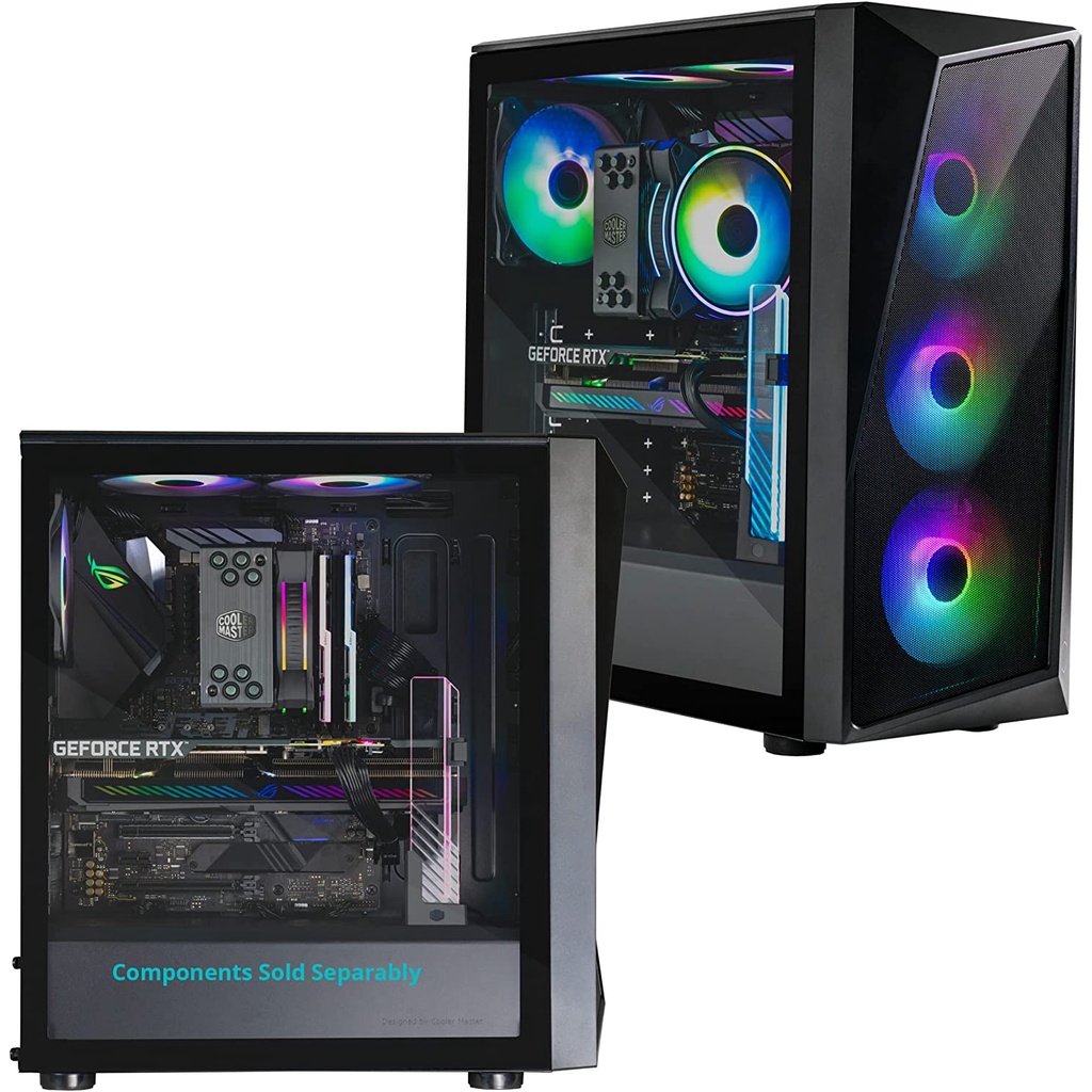 Cooler Master CMP 520 + 3 Fan ARGB Casing PC Gaming